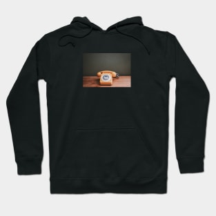 Retro orange phone Hoodie